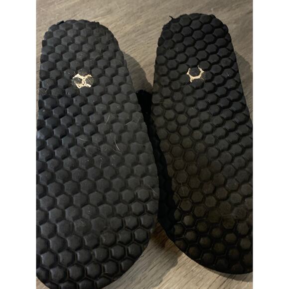 Serra Women's Thong Adjustable Buckle Strap Slip-On Flat Sandals Black Size 8 M - Picture 5 of 5